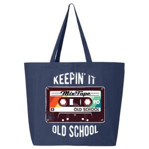 Old School Hip Hop 80s 90s Mixtape Graphic 25L Jumbo Tote