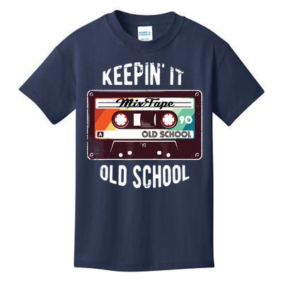 Old School Hip Hop 80s 90s Mixtape Graphic Kids T-Shirt