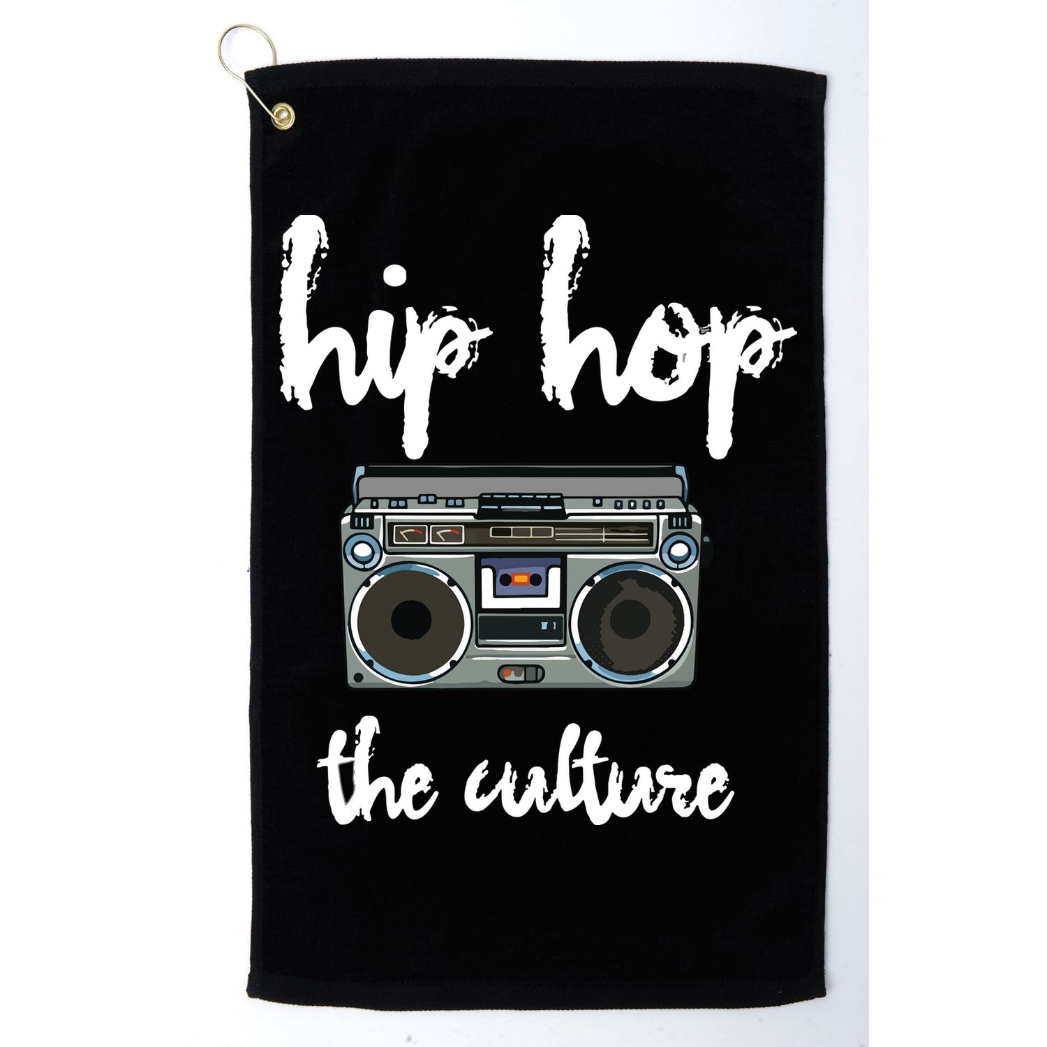 Old School Hip Hop Mix Tape Boombox The Culture Golf Towel