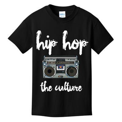 Old School Hip Hop Mix Tape Boombox The Culture Kids T-Shirt