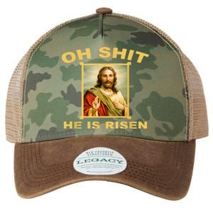 Oh Shit He Is Risen Jesus Christian Holy Legacy Tie Dye Trucker Hat