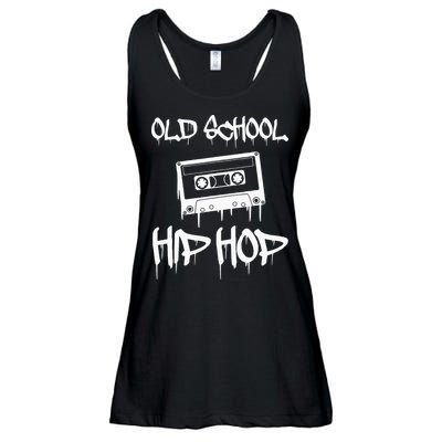 Old School Hip Hop Rap Cassette Tape 80s 90s Retro Vintage Ladies Essential Flowy Tank