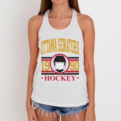 Ottawa Senators Hockey Team Supporter Women's Knotted Racerback Tank