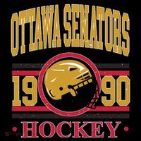 Ottawa Senators Hockey Team Supporter 1990 Drawstring Bag