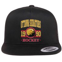 Ottawa Senators Hockey Team Supporter 1990 Flat Bill Trucker Hat