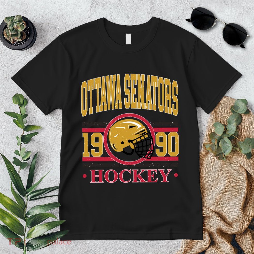 Ottawa Senators Hockey Team Supporter 1990 Premium T-Shirt