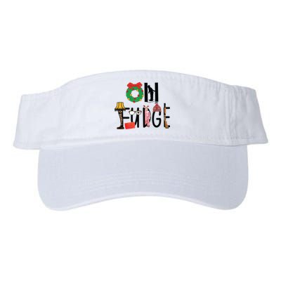 Oh Santa Hat Funny Christmas Story Family Christmas Kids Valucap Bio-Washed Visor