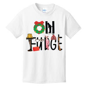 Oh Santa Hat Funny Christmas Story Family Christmas Kids Kids T-Shirt