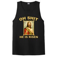 Oh Shit He Is Risen Jesus Christian Holy PosiCharge Competitor Tank