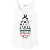 Old School Hip Hop Music Rap Legends Eye Chart 90s HipHop Ladies Essential Tank