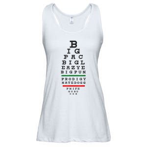 Old School Hip Hop Music Rap Legends Eye Chart 90s HipHop Ladies Essential Flowy Tank