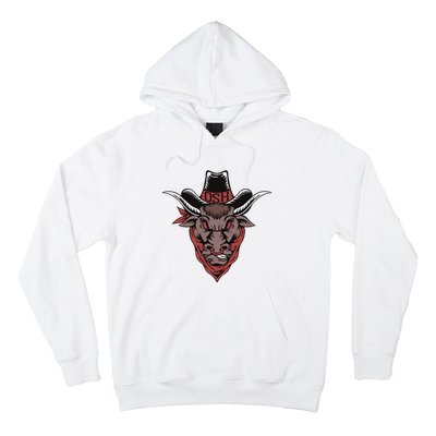 Old School Hats Bull Custom Printed Hoodie