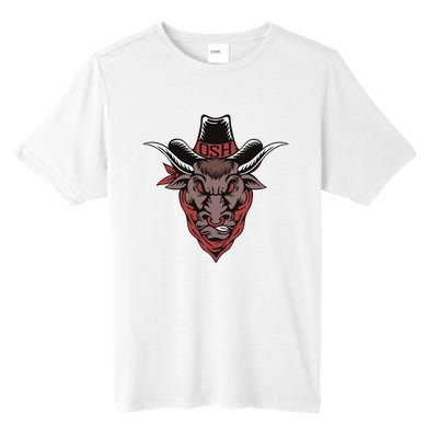 Old School Hats Bull Custom Printed Tall Fusion ChromaSoft Performance T-Shirt