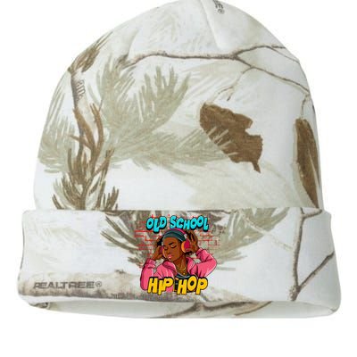 Old School Hip Hop Girl Kati Licensed 12" Camo Beanie