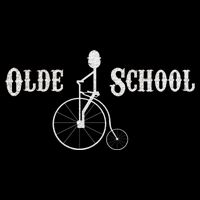 Olde School High Wheel Bike Funny Gift Baseball Sleeve Shirt