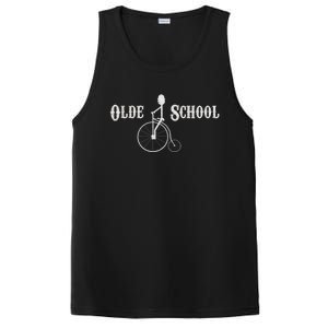 Olde School High Wheel Bike Funny Gift PosiCharge Competitor Tank