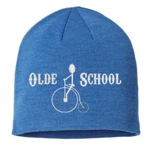 Olde School High Wheel Bike Funny Gift Sustainable Beanie