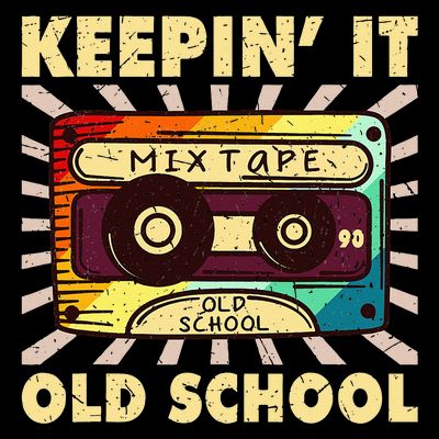 Old School Hip Hop 80s 90s Mixtape T-Shirt