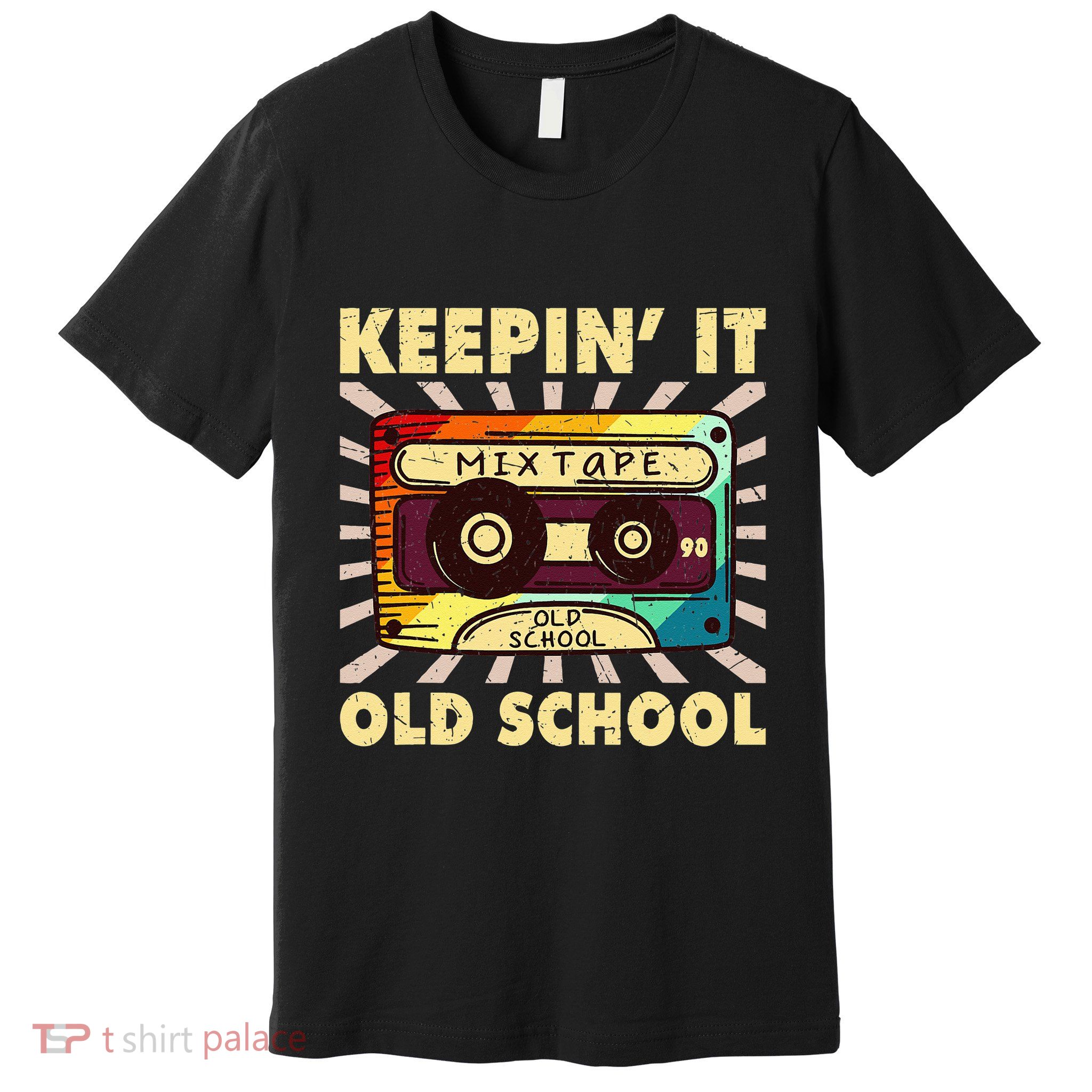 Old School Hip Hop 80s 90s Mixtape Premium T-Shirt