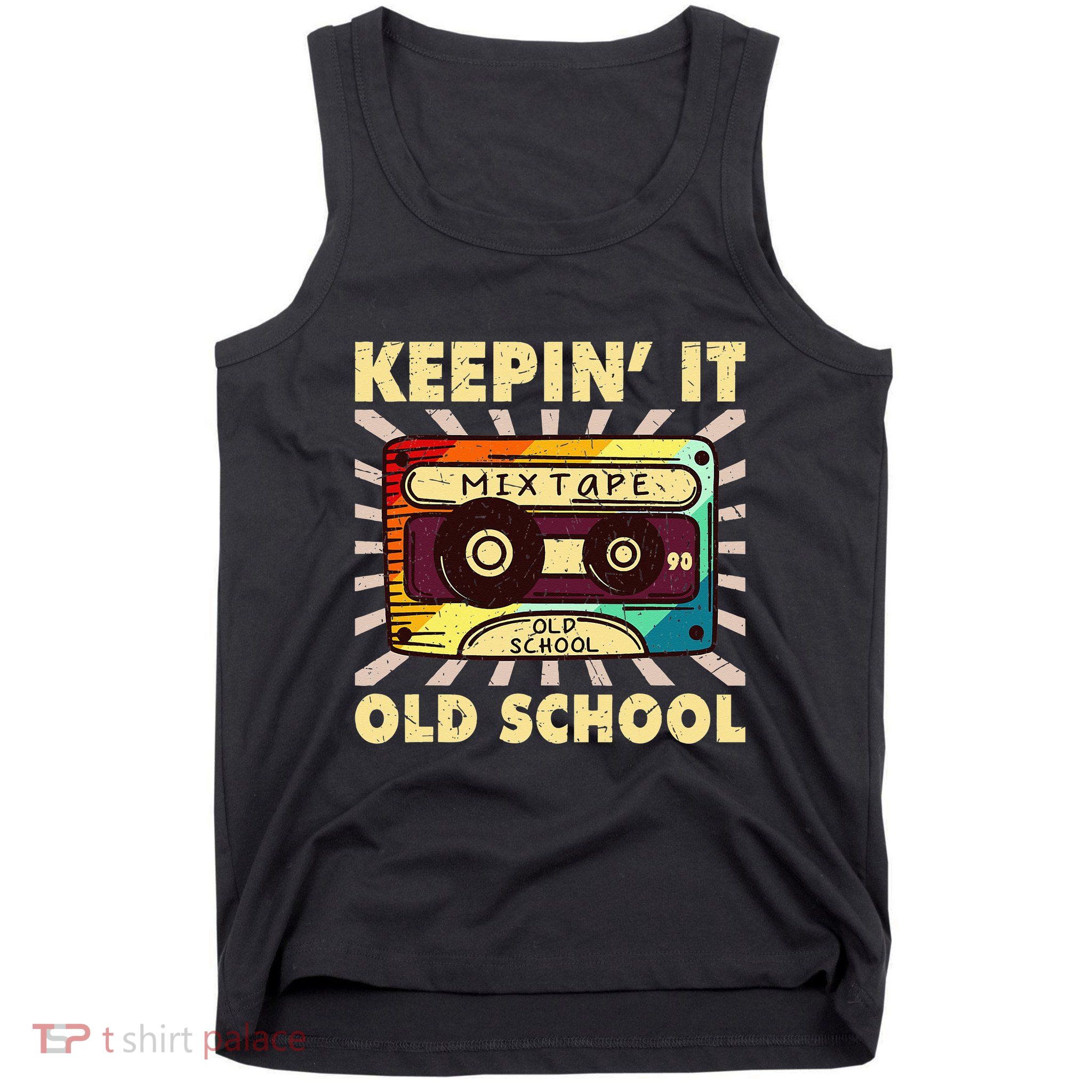 Old School Hip Hop 80s 90s Mixtape Tank Top