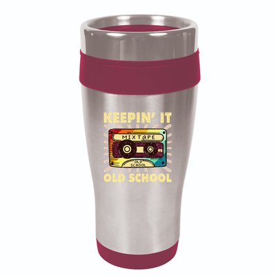 Old School Hip Hop 80s 90s Mixtape 16oz Travel Tumbler