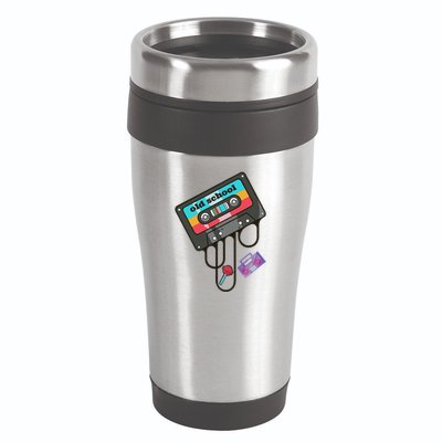 Old School Hip Hop Cassette Tape Retro 80s 90s Rap Mixtape 16oz Travel Tumbler