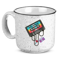 Old School Hip Hop Cassette Tape Retro 80s 90s Rap Mixtape 15oz Campfire Ceramic Mug