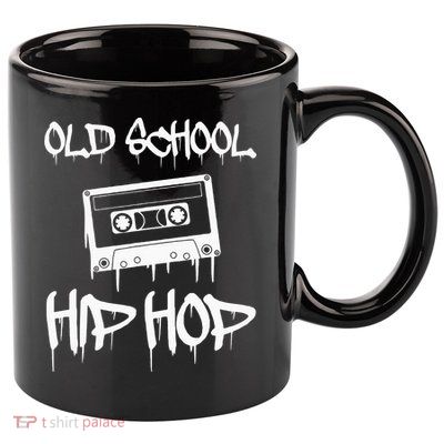 Old School Hip Hop Rap Cassette Tape 80s 90s Retro Vintage 11oz C Handle Ceramic Mug