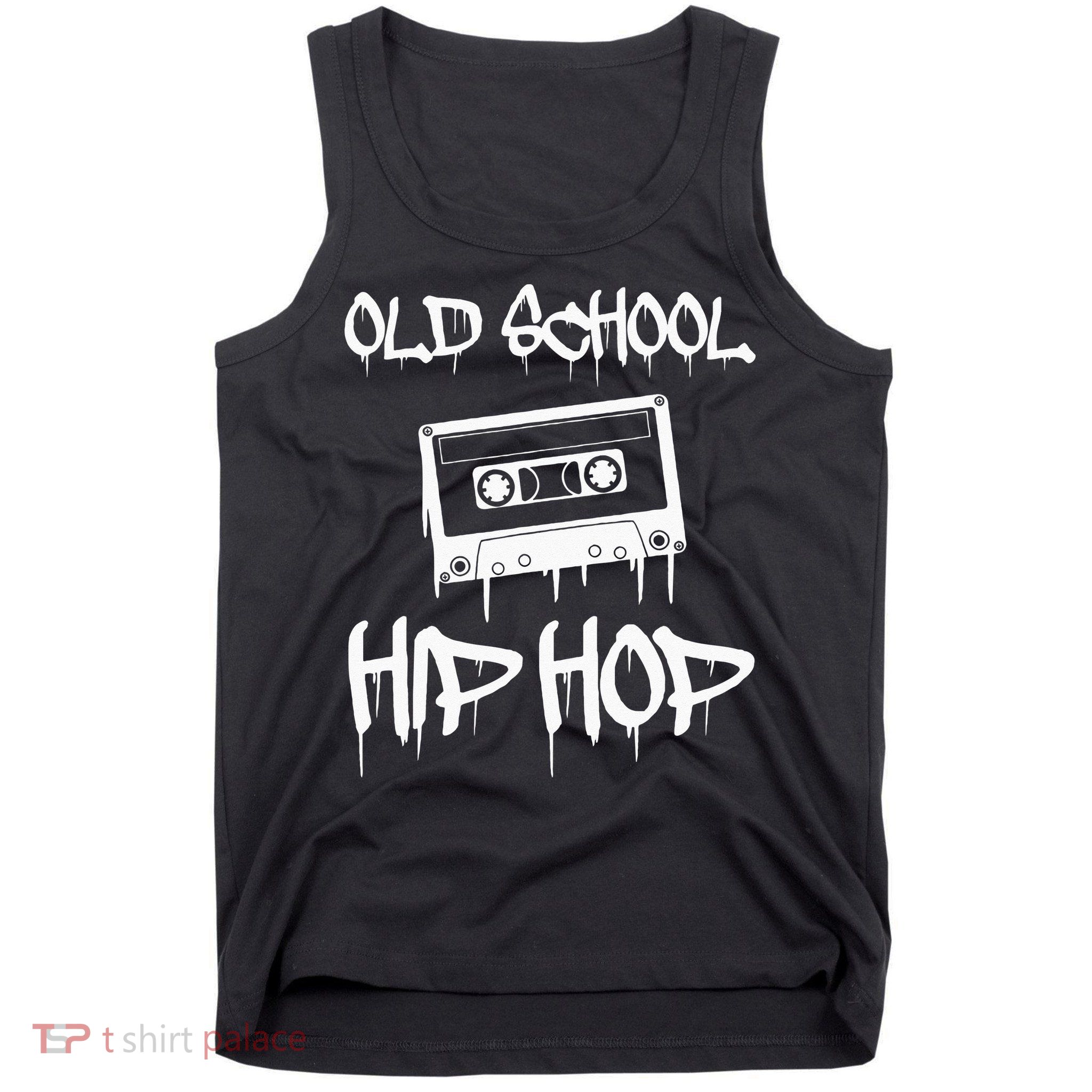Old School Hip Hop Rap Cassette Tape 80s 90s Retro Vintage Tank Top