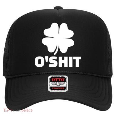 O'Shit Shamrock High Crown Mesh Back Trucker Hat