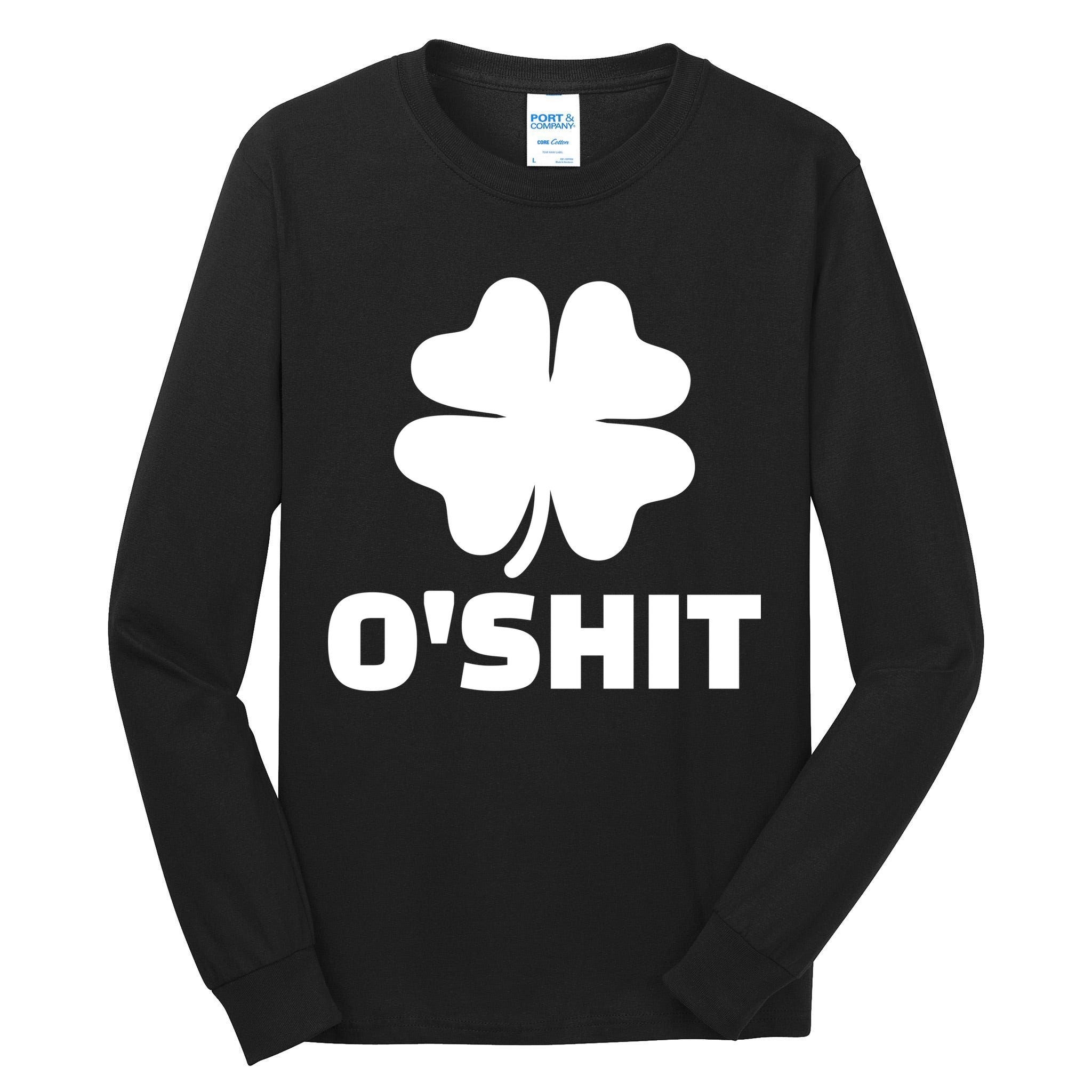 O'Shit Shamrock Tall Long Sleeve T-Shirt