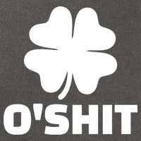 O'Shit Shamrock Cotton Canvas Backpack