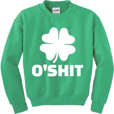 O'Shit Shamrock Kids Sweatshirt