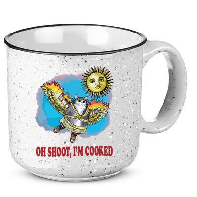 Oh Shoot Im Cooked 15oz Campfire Ceramic Mug