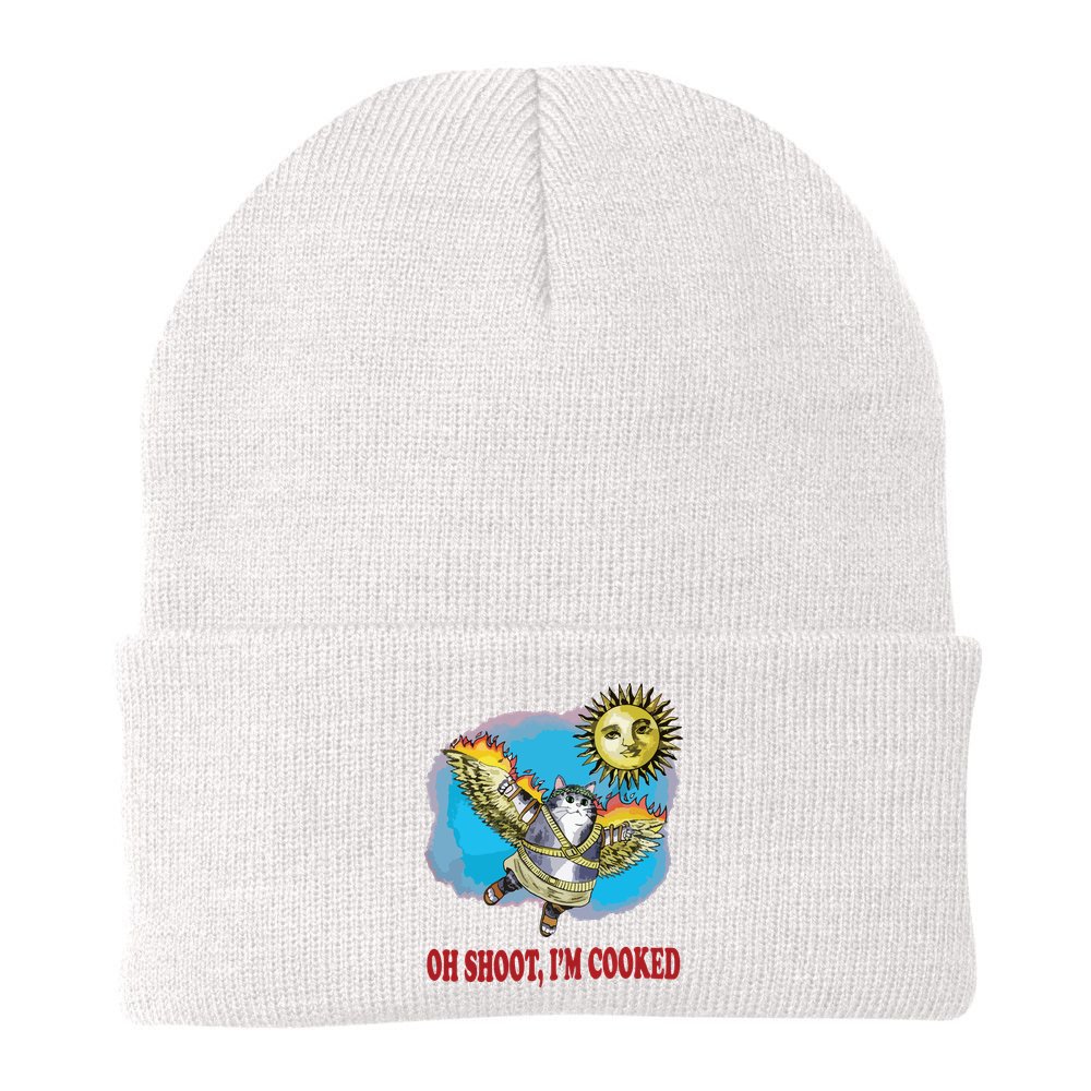 Oh Shoot Im Cooked Beanie