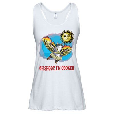 Oh Shoot Im Cooked Ladies Essential Flowy Tank