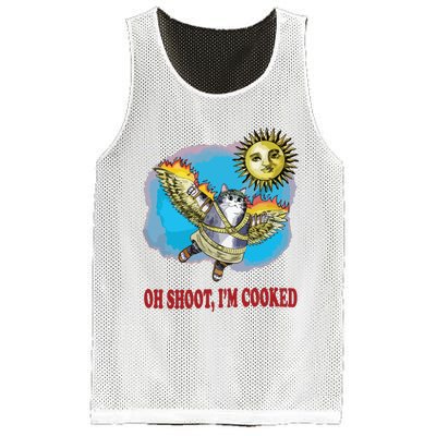 Oh Shoot Im Cooked Mesh Reversible Basketball Jersey Tank