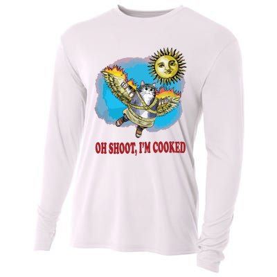 Oh Shoot Im Cooked Cooling Performance Long Sleeve Crew