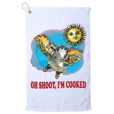 Oh Shoot Im Cooked Golf Towel