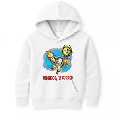 Oh Shoot Im Cooked Kids Hoodie