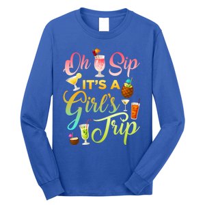 Oh Sip It's A ' Trip Funny Ing Graphic Funny Gift Long Sleeve Shirt