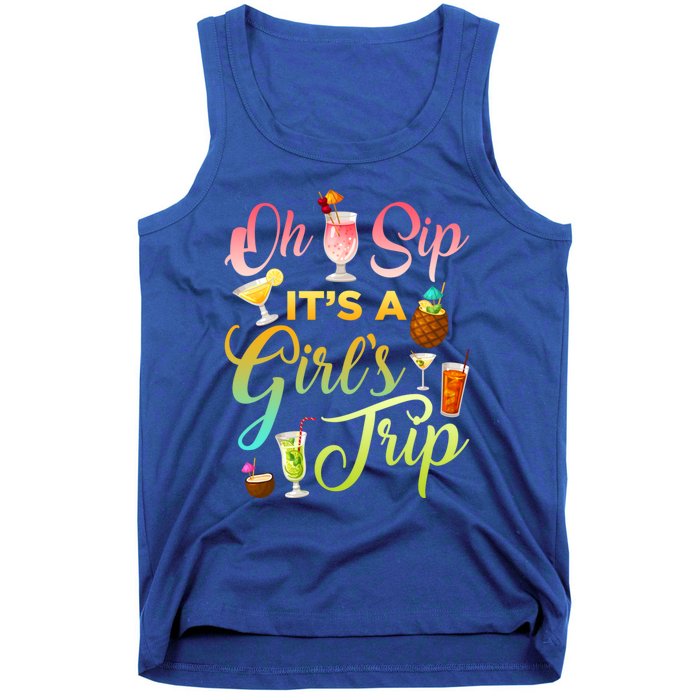 Oh Sip It's A ' Trip Funny Ing Graphic Funny Gift Tank Top