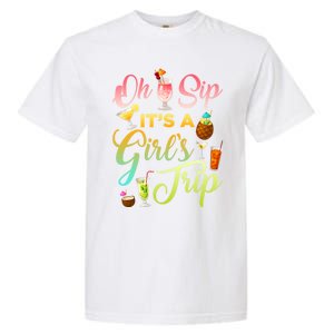 Oh Sip It's A ' Trip Funny Ing Graphic Funny Gift Garment-Dyed Heavyweight T-Shirt