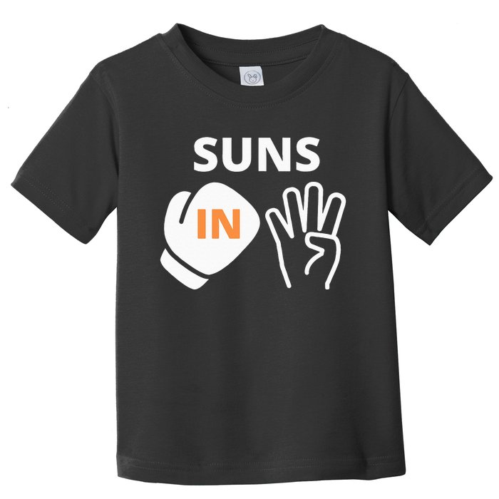 Orange Suns in Four Basketball Toddler T-Shirt