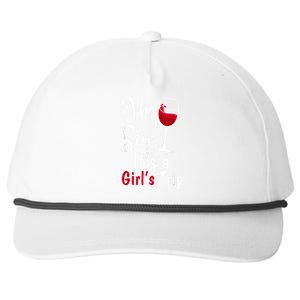 Oh Sip! It's A Girls Trip Funny Wine Party Snapback Five-Panel Rope Hat