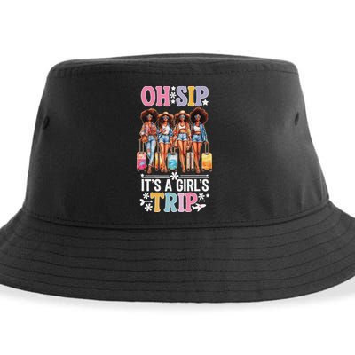 Oh Sip ItS A Girl Trip Sustainable Bucket Hat