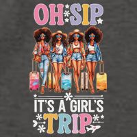 Oh Sip ItS A Girl Trip Vector Backpack