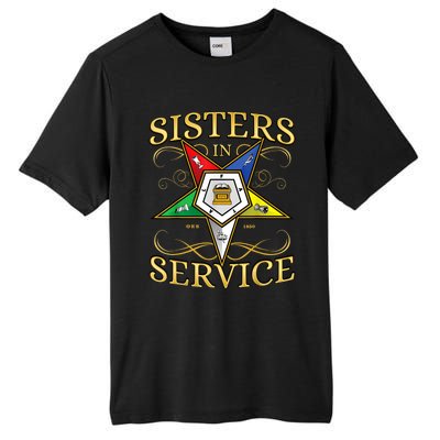 OES Sisters In Service Order Of The Eastern Star Tall Fusion ChromaSoft Performance T-Shirt