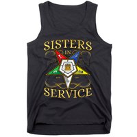 OES Sisters In Service Order Of The Eastern Star Tank Top