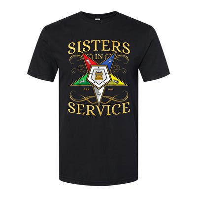 OES Sisters In Service Order Of The Eastern Star Softstyle CVC T-Shirt